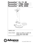 Pacesetter Parts List Pacesetter Parts List
