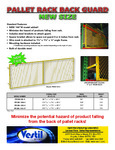 Pallet Rack Back Guard New Size - PRSN 111224