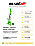 PANELLIFT® HANGPRO™ DRYWALL LIFT FOR WALLS sellsheet