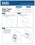 Installation Instructions Installation Instructions