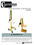 Paragon Pro Manufacturing Solutions Cabinetizer Cabinet Lift 72 Manual Paragon Pro Manufacturing Solutions Cabinetizer Cabinet Lift 72 Manual