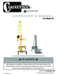 Paragon Pro Manufacturing Solutions Cabinetizer Cabinet Lift 76  Manual