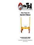 Paragon Pro Manufacturing Solutions Troll Drywall & Material Handling Cart 1270 Manual