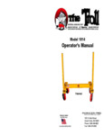 Paragon Pro Manufacturing Solutions Troll Drywall & Material Handling Cart 1814 Manual Paragon Pro Manufacturing Solutions Troll Drywall & Material Handling Cart 1814 Manual