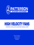 Patterson HV Fan Manual