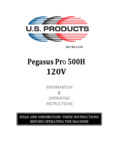 Pegasus Pro 500H Owners Manual Pegasus Pro 500H Owners Manual