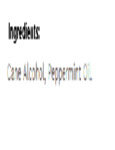 Nielsen-Massey Peppermint Extract Ingredients