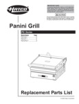 Hatco Panini Grill Replacement Parts List Hatco Panini Grill Replacement Parts List