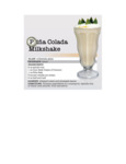 Pina Colada Milkshake Recipe