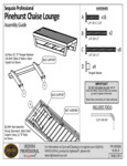 Pinehurst Chaise Lounge_Assembly Pinehurst Chaise Lounge_Assembly
