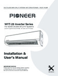 Pioneer WYT25 Installation_User Manual Pioneer WYT25 Installation_User Manual