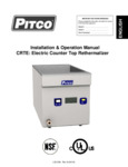 Pitco CRTE Manual Pitco CRTE Manual