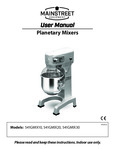 PlanetaryMixers_manual PlanetaryMixers_manual
