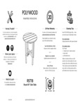 POLYWOOD 18 Round Side Table Assembly Instructions POLYWOOD 18 Round Side Table Assembly Instructions