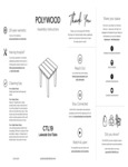 POLYWOOD Lakeside End Table Assembly Instructions POLYWOOD Lakeside End Table Assembly Instructions