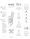 POLYWOOD VND230 Vineyard Arm Chair POLYWOOD VND230 Vineyard Arm Chair