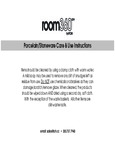 Porcelain/Stoneware Care & Use Instructions Porcelain/Stoneware Care & Use Instructions
