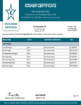 Kosher Certification
