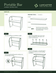 Portable Bar Assembly Instructions Portable Bar Assembly Instructions