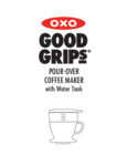 Instructions OXO coffee dripper