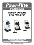Powr-Flite PF55, P56, PF57 & PF58 Manual Powr-Flite PF55, P56, PF57 & PF58 Manual