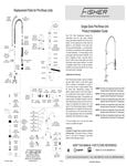 Installation Instructions, Deck Mount Single Hole
