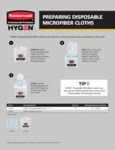 Preparing HYGEN Disposable Microfiber Cloths Preparing HYGEN Disposable Microfiber Cloths
