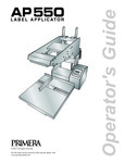 Primera AP550 Label Applicator Manual