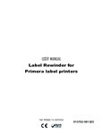 Primera RW12 Label Rewinder Manual