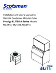 Scotsman ProdigyELITE_UserManual_MC1448_MC1848_MC2148_RC Scotsman ProdigyELITE_UserManual_MC1448_MC1848_MC2148_RC
