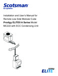 Scotsman ProdigyELITE_UserManual_MC222L_RLS Scotsman ProdigyELITE_UserManual_MC222L_RLS