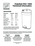 PS2-1000 PolySink Specsheet_Instructions PS2-1000 PolySink Specsheet_Instructions