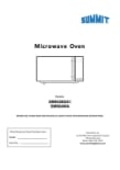 Summit Microwave Oven Manual