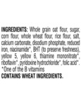 Quaker Life Cereal Ingredients