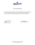 Tillamook rBST Free Product Statement Tillamook rBST Free Product Statement