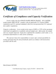 RDC-60-NC Certificate
