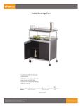 Safco Mobile Beverage Cart Sell Sheet