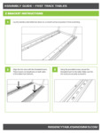 Regency Fast Track Tables Assembly Guide Regency Fast Track Tables Assembly Guide