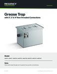 Regency Non-Threaded Grease Trap Manual
