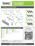Regency Wall Mount Assembly Instructions Regency Wall Mount Assembly Instructions