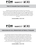 Resin Care and Use Room360 Nassau • New York • Morocco • Miami Resin Care and Use Room360 Nassau • New York • Morocco • Miami
