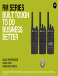 Motorola Solutions_rmseries_quick reference guide Motorola Solutions_rmseries_quick reference guide