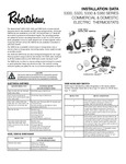 RobertShaw 5300 Series Electric Thermostat Manual RobertShaw 5300 Series Electric Thermostat Manual