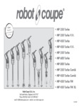 Robot Coupe Immersion Blenders Manual