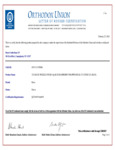 Roses Kosher Certificate