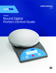 Avatek Round Portion Control Scale 334PCR10 Manual