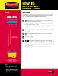 Rubbermaid How to Prepare Wet Pads Rubbermaid How to Prepare Wet Pads