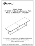 Safco Mirella MRCH72T & MRCH84T Standing Conference Table Assembly Instructions Safco Mirella MRCH72T & MRCH84T Standing Conference Table Assembly Instructions
