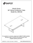 Safco Mirella MRCS8 Sitting Conference Table Assembly Instructions Safco Mirella MRCS8 Sitting Conference Table Assembly Instructions