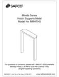 Safco Mirella MRHTHS Hutch Metal Supports Assembly Instructions 